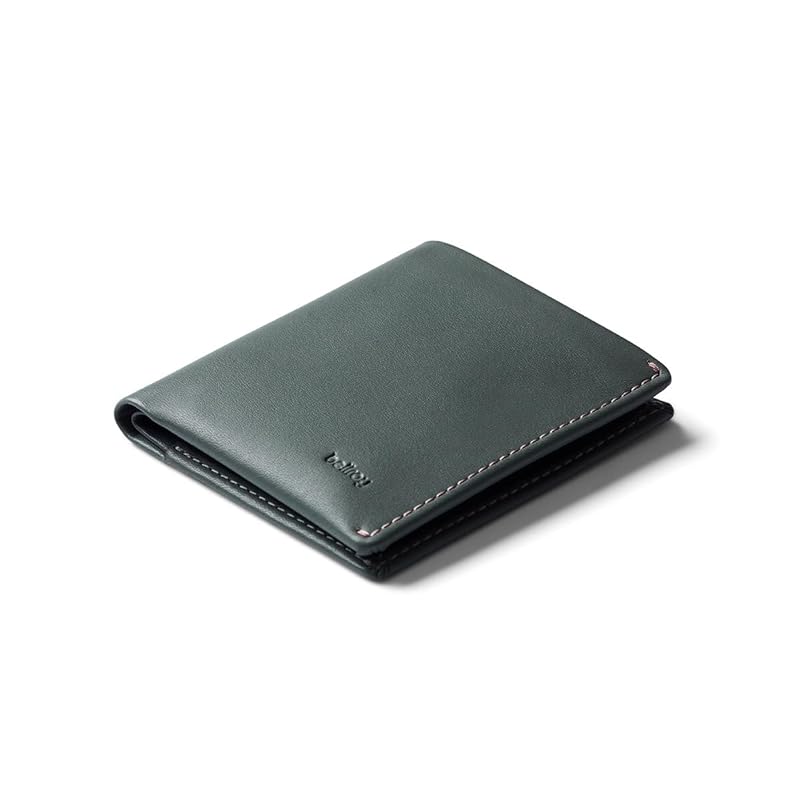 

[Bellroy] Note Sleeve, slim leather wallet, RFID selectable (with up to 11 cards) - Everglade