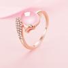 925 Sterling Silver Ring Open Adjustable Silver/Gold Ring Fashion Exquisite Student Girlfriend Jewelry Accessories Wedding Party