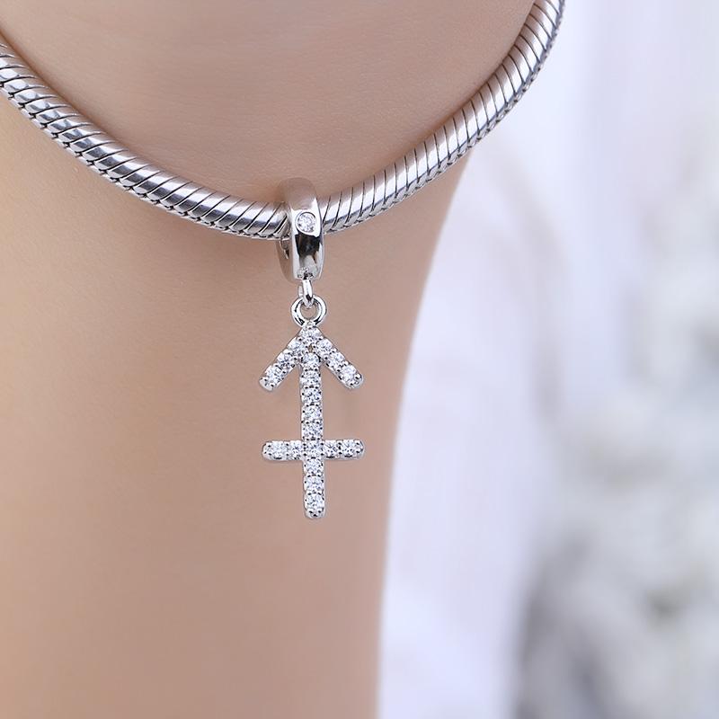 Neuer Kupferanhänger Zeichentrickserie der zwölf Tierkreiszeichen DIY feine Perle passend Original Anhänger Charms Armband für Frauen