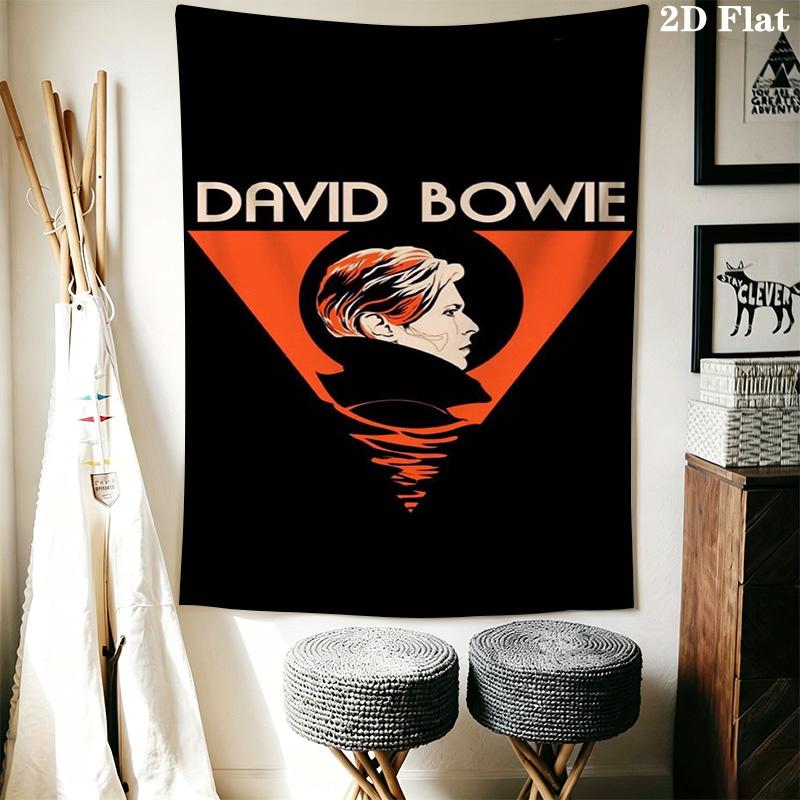 David Bowie Ziggy Stardust Concert Poster Tapestry Wallmounted Background Cloth Atmospheric Background Cloth Wall Decoration