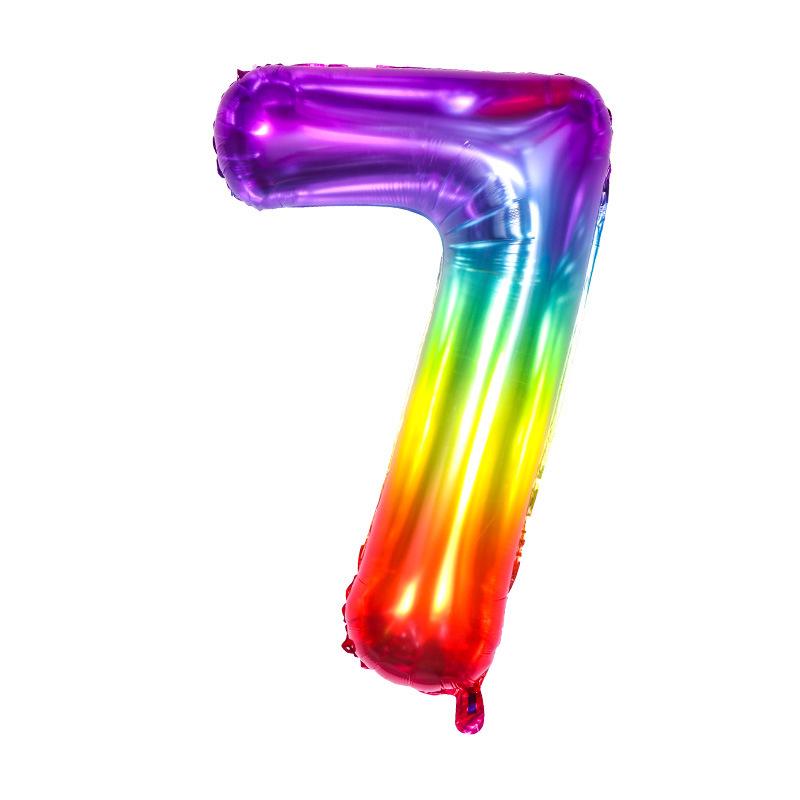 Globos de Aluminio con Número de 40 Pulgadas (EE. UU.) - Decoración de Fiesta