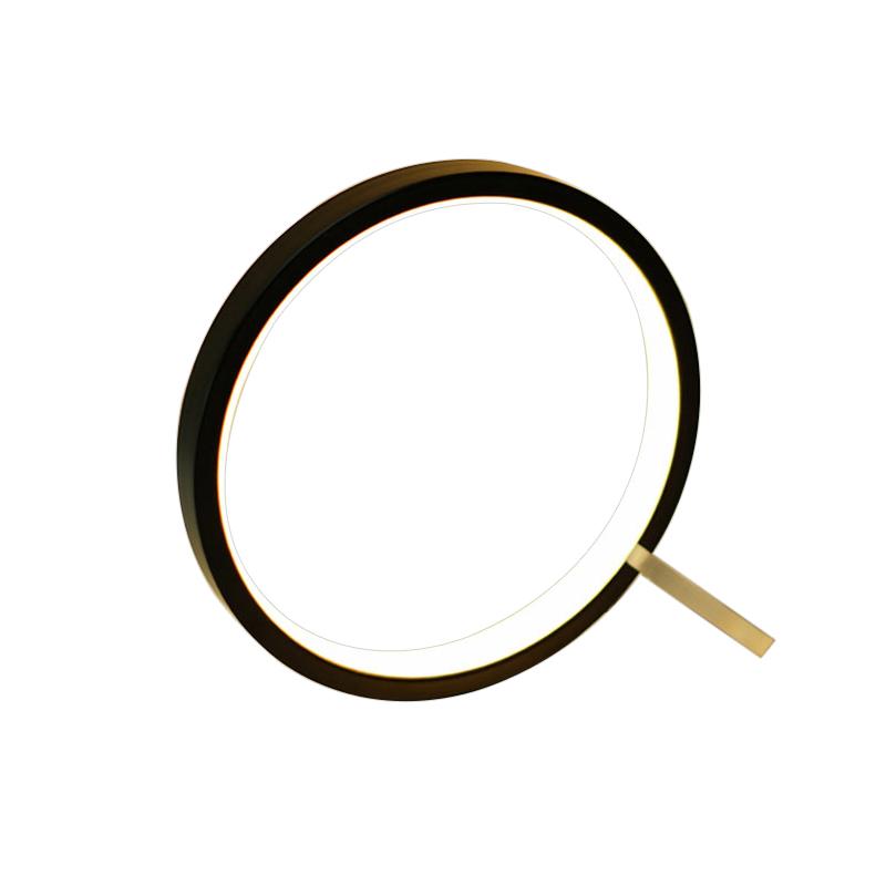 Veilleuse Circulaire à Détection Tactile LED Moderne Simple Multifonctionnelle Lampe de Table de Chambre Simplicité Moderne Lampe de Chevet de Chambre