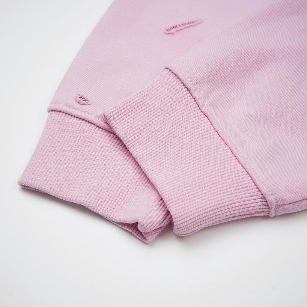 V125 Vale DREAM VALLEY Zip Up Hoodie Hot Stamping Pink Cardigan Sweatshirt