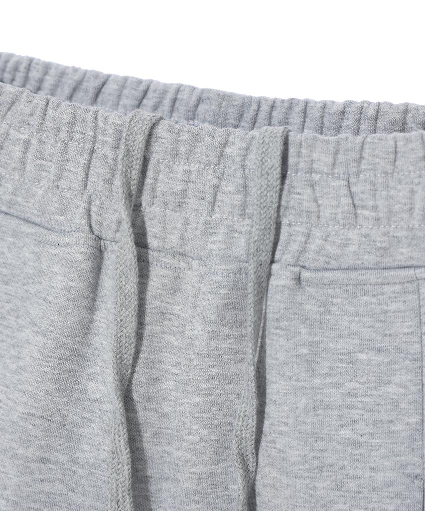 Eonoideu Balloon Single-Pleat Wide Sweatpants Lq6Pu186_Melange Grey