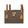 New MICHAEL KORS MK Ruby Artificial Leather Tote Bag, Shopping Bag, Handbag, Shoulder Bag Women's Camel 30S3GR0T3B-252
