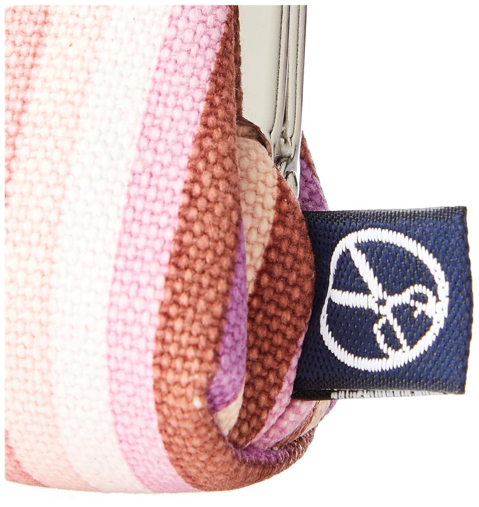 Maeda Senko Goshiki Hanpu-do [KYOTO JAPAN] 1.8-square coin purse, five-color stripes, pink