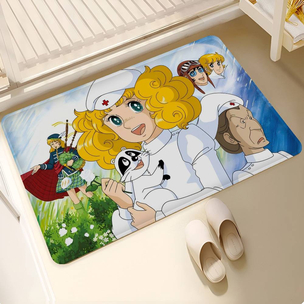 Classic Anime C-Candy C-Candy Room Mats Retro Multiple Choice Living Room Kitchen Rug Non-Slip Welcome Rug