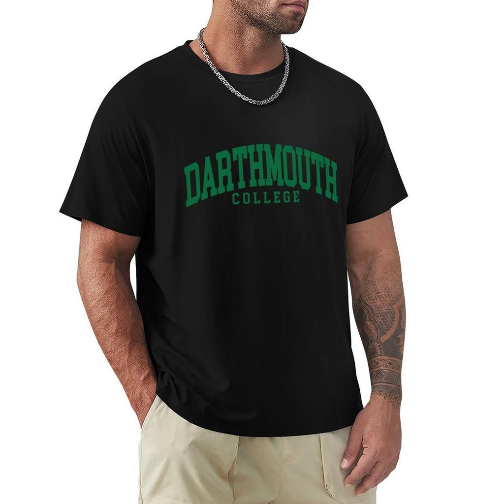 Dartmouth College Font Curved Tshirt Fashion Letter Print Tshirt