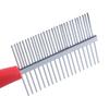 Pet Hair Comb Gentle Deshedding Comb Ergonomic Handle Pet Comb Cats Grooming Supplies for Pet Owners Metal
