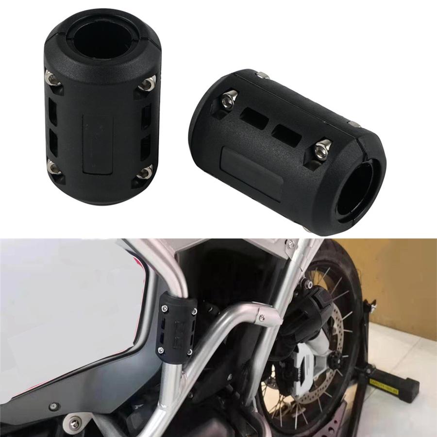 2PCS Motorcycle Engine Crash Bar Protection Bumper Decorative Guard Block 22/25/28mm For BMW F800GS F800GT R1200GS F800 GS Adventure