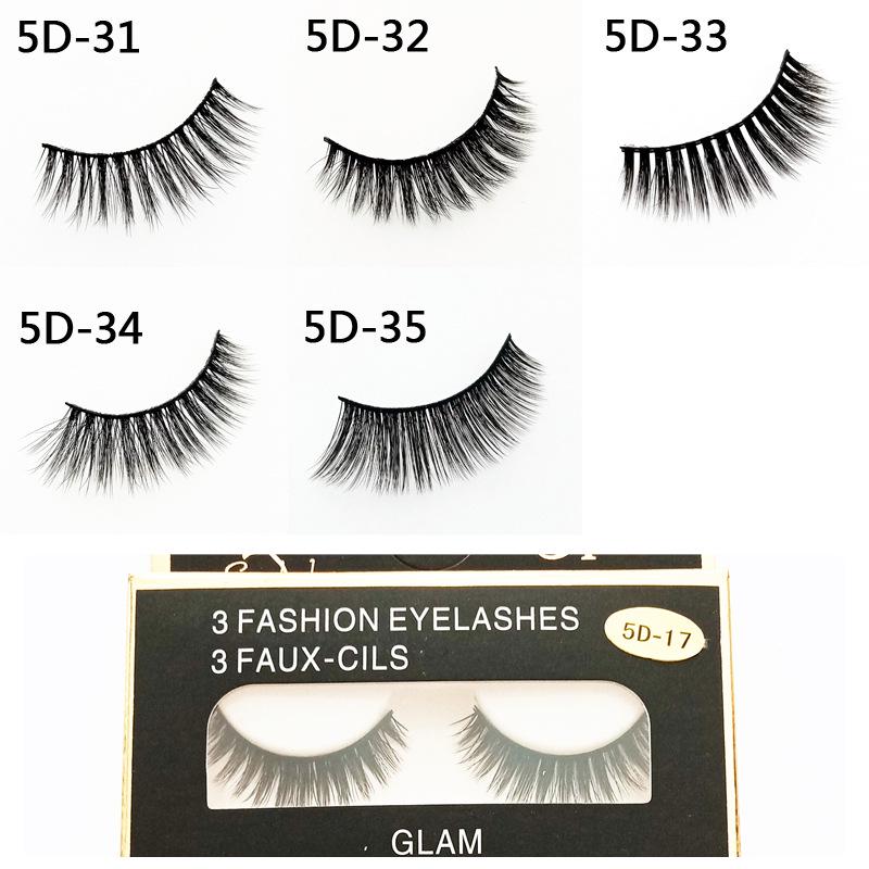 3D Triple Pack Natural Long False Eyelashes – Multi-Style & Multi-Layered