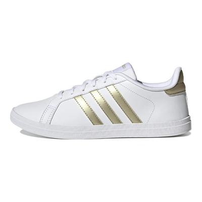 Neo Courtpoint Zapatillas de Skate Cómodas Duraderas de Caña Baja Zapatillas de Mujer Blanco Platino GX5713