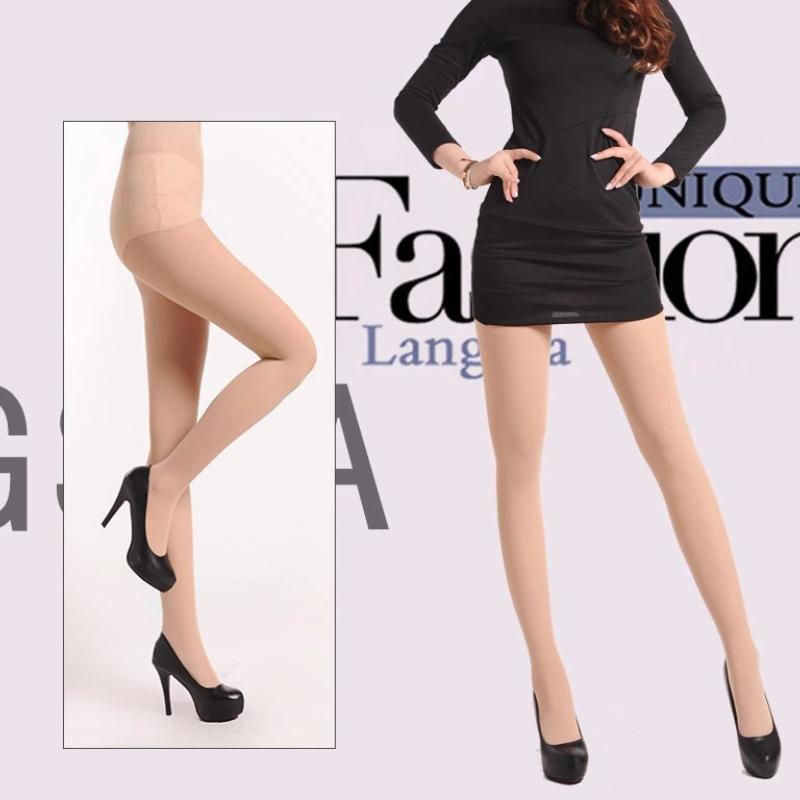 Damen 80D Imitations-Samt Mikrotransparente Strumpfhose für Frühling und Herbst