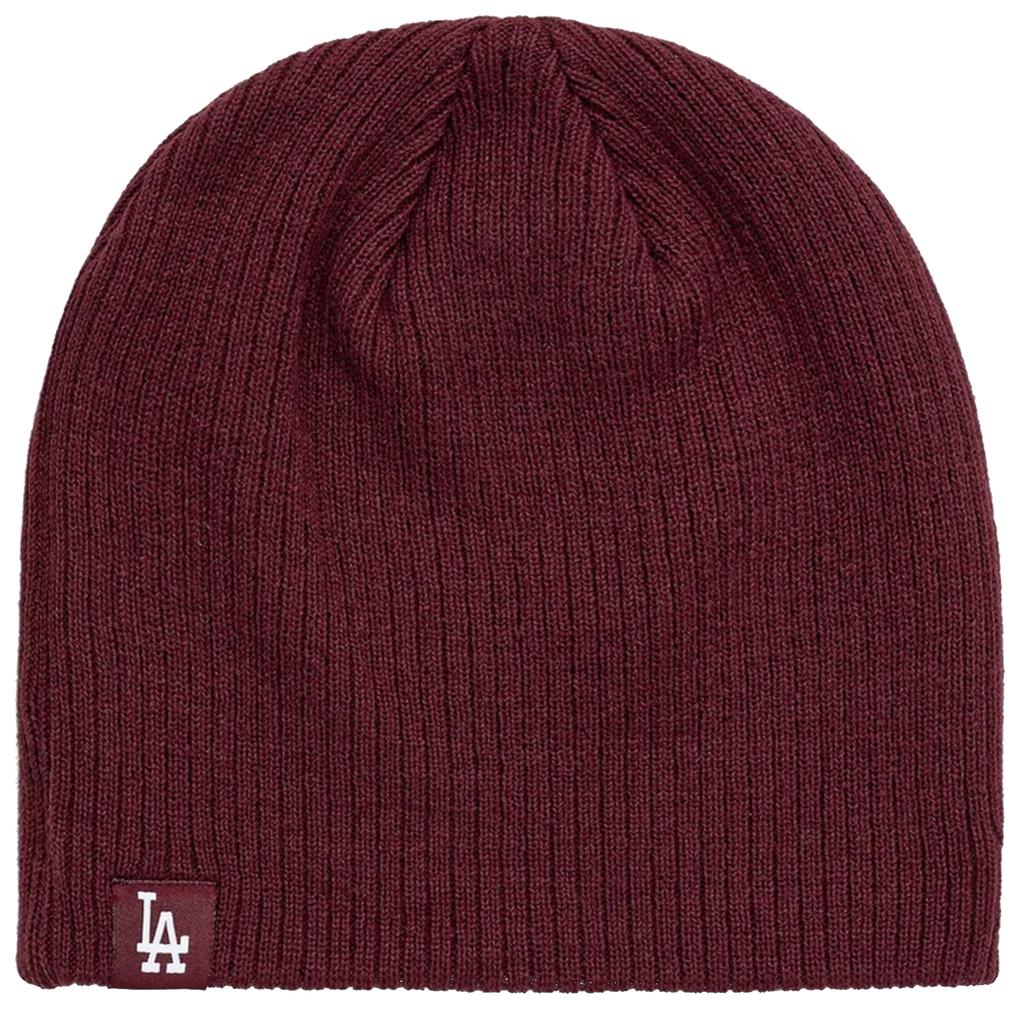 New Era Skully Los Angeles Dodgers Hat, Mens Burgundy Cap