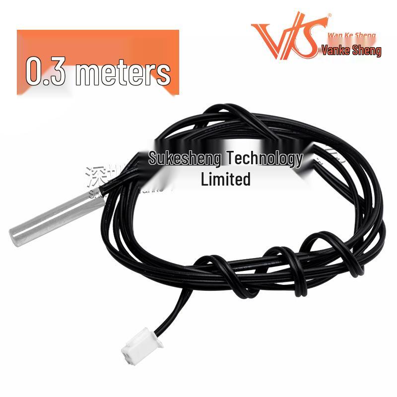 

Водонепроницаемый терморезисторный датчик температуры, зонд 4x20мм, точность 1%, провод 1м, 3435 NTC 10K.