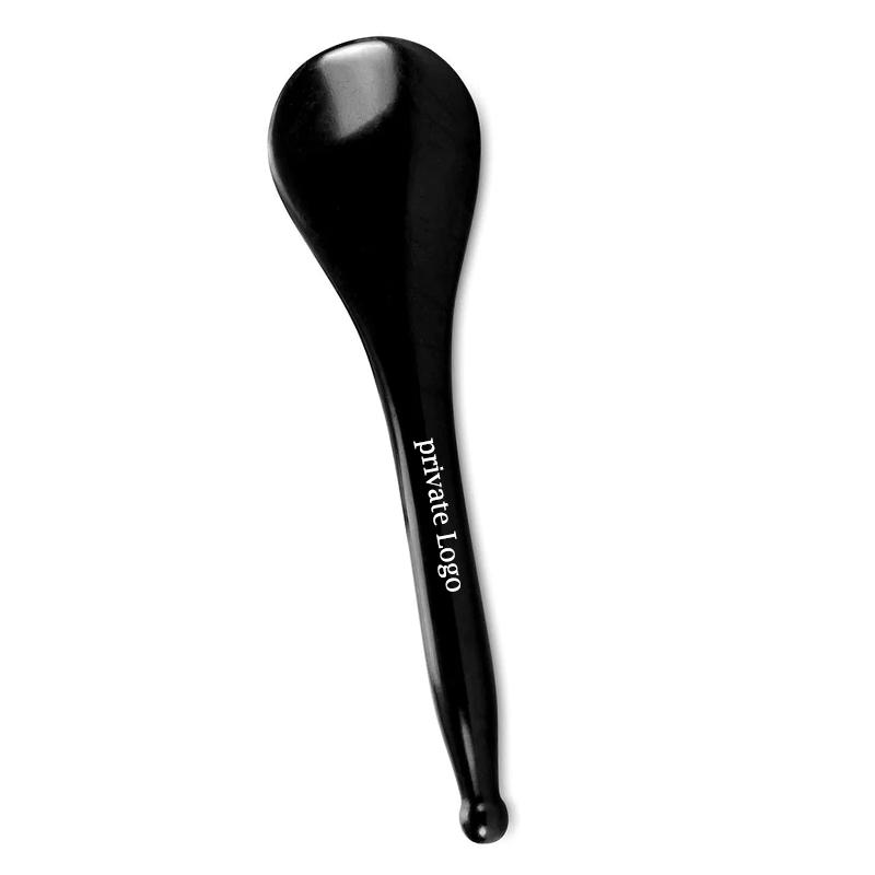 Facial Reflexology Tool Bian Stone Gua Sha Stick Acupressure Massager with Musical Function Eye Care bian stone gua sha spoon чёрный
