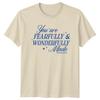 You Are Fearfully  Wonderfully Made Psalm 139:14 Christian T-Shirt