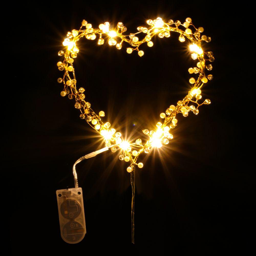LED Event Supplies Cupcakes Pearl Cake Toppers Party Decoration Happy Birthday Cake Decorating Tool