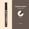 Chotune Reflektierender Chrom Marker Stift - Wasserdichte Galvanisierte Silberfarbe für DIY Hervorhebungen