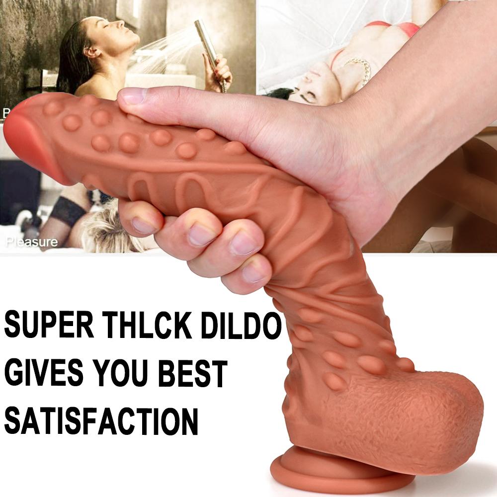 Realistic Dildo Silicone Sex Toys for Women Big Penis with Suction Cup Female Masturbator Anal Sex Product 18+