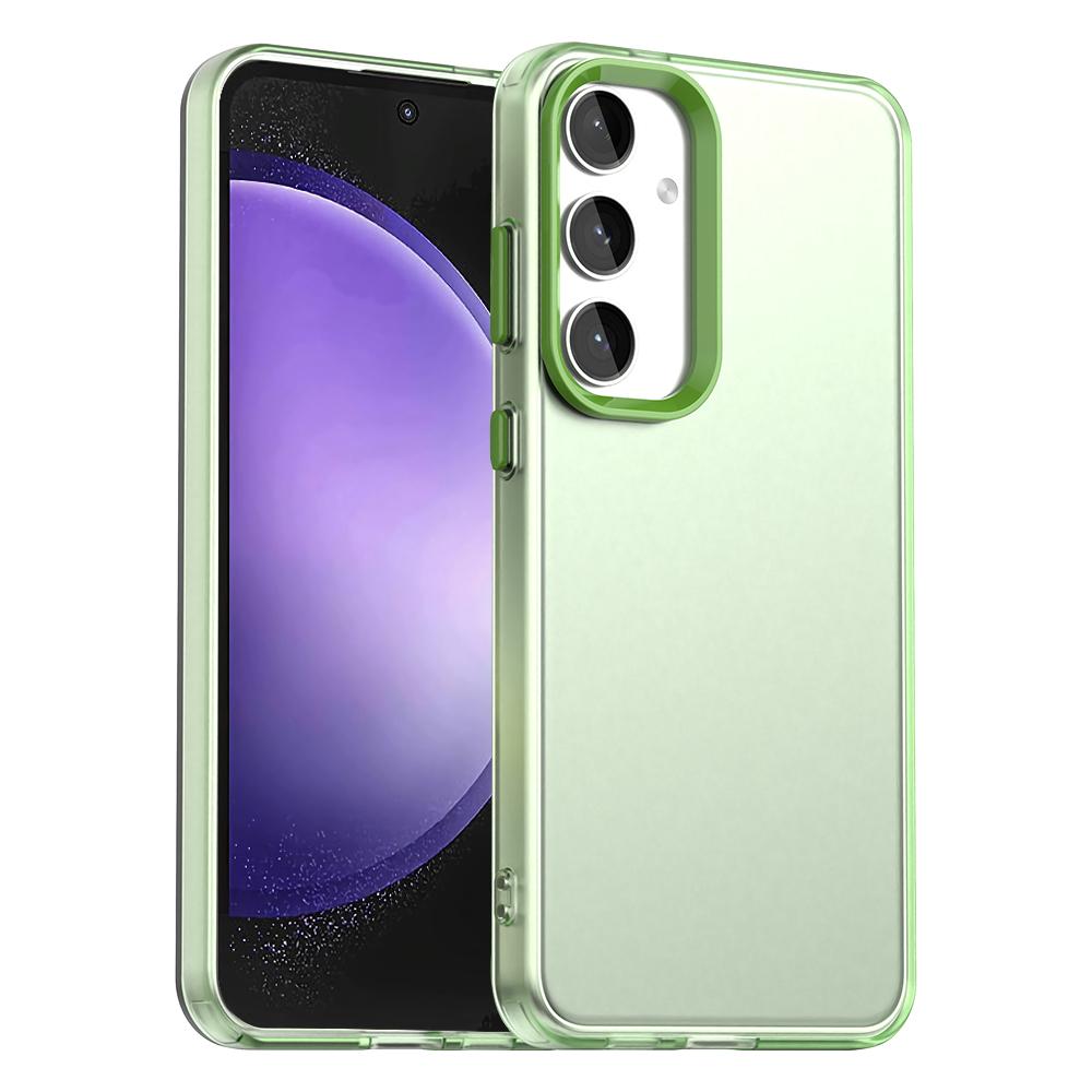 For Samsung Galaxy S23 FE Case PC+TPU+PET Matte Anti-Drop Phone Back Cover