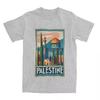 2025 Summer Couple T-Shirt Vintage Palestine Jerusalem Peace T Shirts Leisure Summer Tees Aesthetic Print Cotton Tops Gift Idea