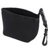 Club and Ball Cleaning Bag Multifunctional with Detachable Clip Portable Waterproofing Club Cleaner Pouch