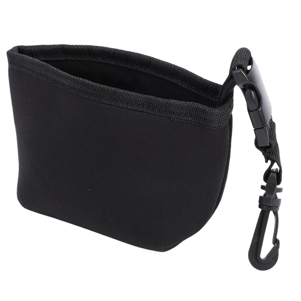Club and Ball Cleaning Bag Multifunctional with Detachable Clip Portable Waterproofing Club Cleaner Pouch
