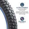 YunSCM 20x3.0 Tires, 20x3.0 76-406 Bicycle Tires, Compatible with 20-inch 3.0 Fat Bikes, Y-016-A