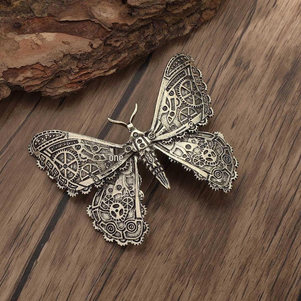 Versatile Retro Gothic Viking Butterfly Hair Clip - Stylish Party Accessory