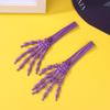 2Pcs 3D Printed Plastic Scary Decoration Halloween Skeleton Hand Prop For Haunted House Horror Party Table Display Ghost