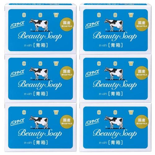 Cow Brand Blue Box Bath Size 130g X 3 Pack X 2 Set [Bulk Purchase] Jasmine Scent