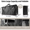 10 Pack Waterproof Moving Bags with Strong Zippers and Reinforced Handles, Real 100lb Capacity Extra Heavy Duty Large Storage Totes for Packing & Mov