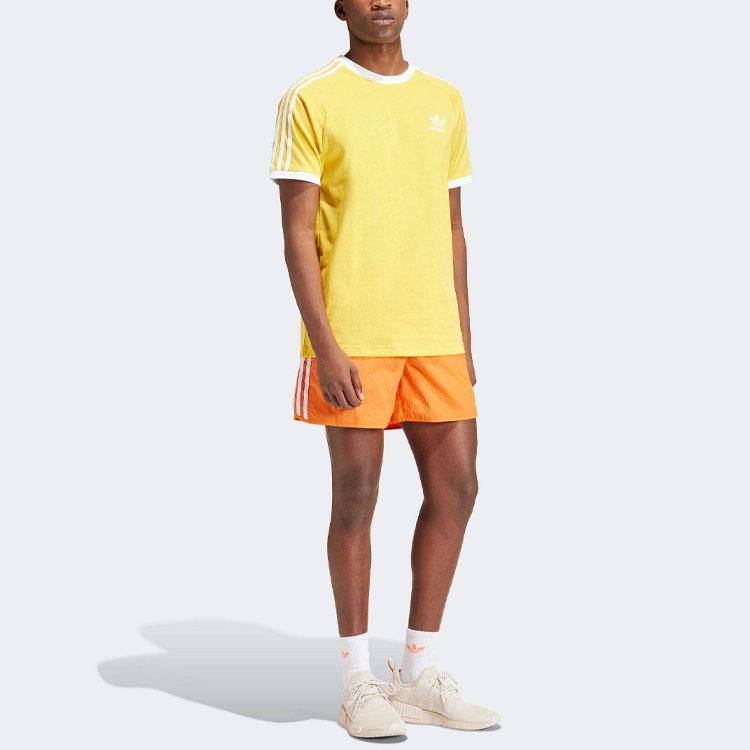 adidas Adicolor Classics 3-Streifen-T-Shirt Bold Gold Herren Streetwear IM9388