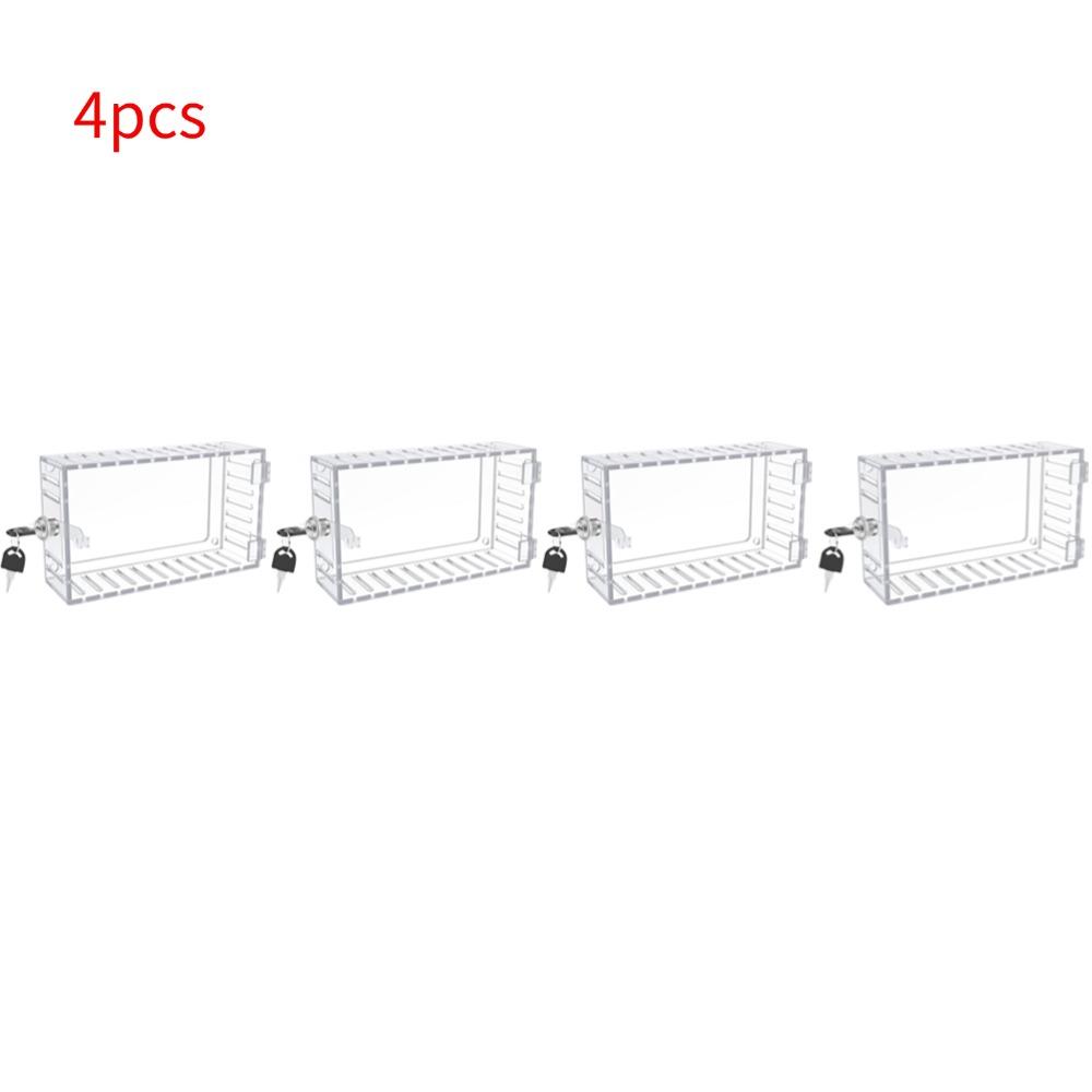 Universal Thermostat Lock Box With Key Clear Large Thermostat Cover For Thermostat On Wall Thermostat Guard Protector