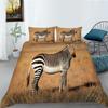 3D Zebra Pattern Home Bedding Set Bedding Cover Pillowcase AU/US/EU Full Size Bedding Set Home Decoration Gift