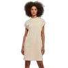 Robe femme - Urban Classics - Turtle GT - Beige - Épaules allongées - Jersey doux