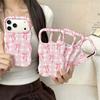 Popular girl heart pink bow mobile phone case iPhone17Pro anti-drop and anti-skid protective case