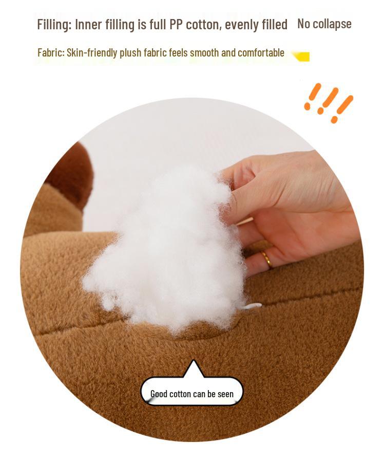 Large Capybara Plush Pillow - Birthday Gift & Bedroom Backrest