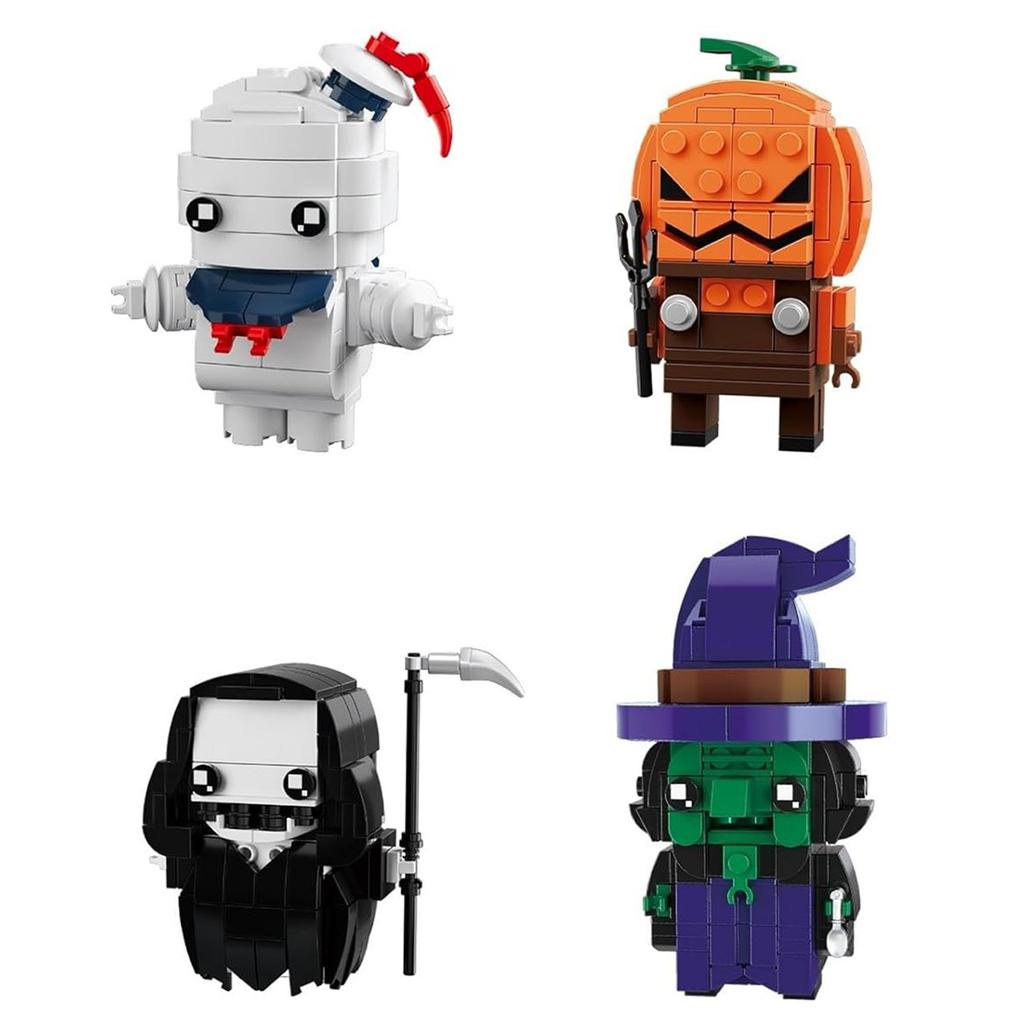 Halloween Figure Building Set,Assembly Toys Imitator Puzzle Series Assembly Toys Educational Assembly Toys , Home Decor Toy 530Pcs