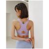 Women High Impact Shockproof Front Zip Sports Bra For Yoga Running Fitness