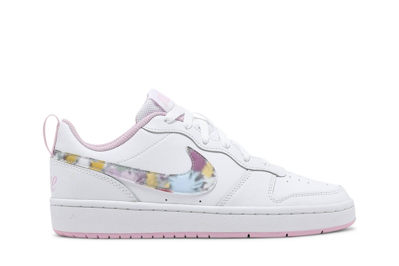 

Nike Court Borough Low 2 SE GS Floral Swoosh CK5426-100 Kids Shoes 39