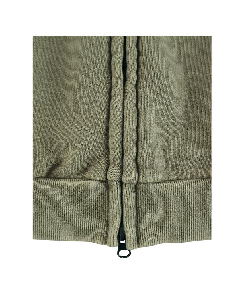 Ertr Wondering Girl Hoodie Zip Up Khaki