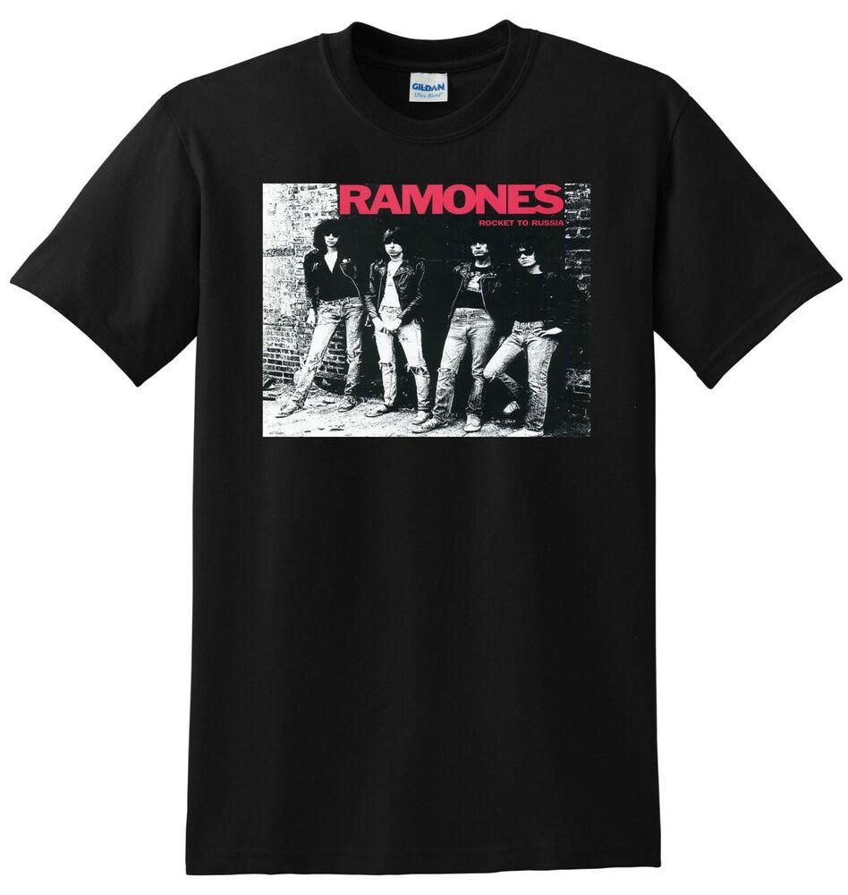 THE RAMONES T SHIRT rocket to russia vinyl cd cover SMALL MEDIUM LARGE Unisex T-Shirt XXL