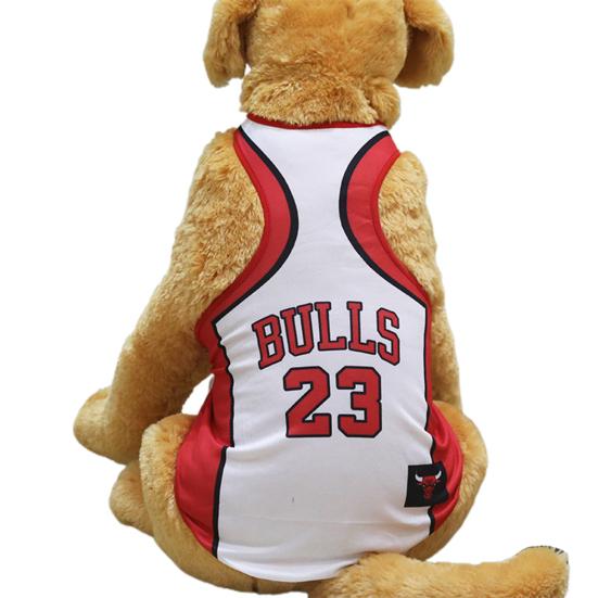 Pet Summer Mesh Letter Vest Basketball Jersey T-Shirt Sportswear Dog Clothes
