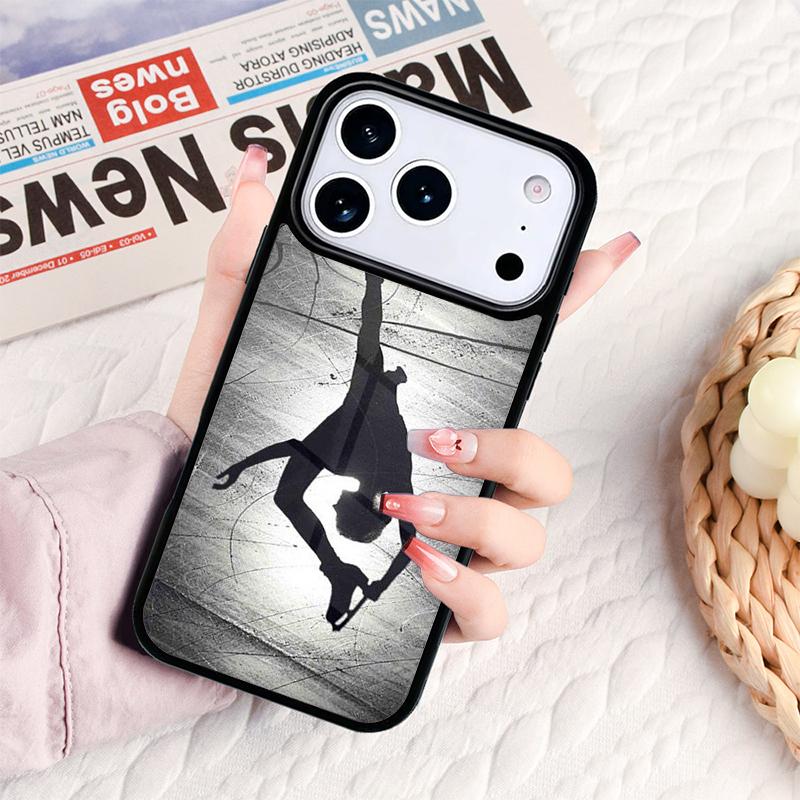 Figure Skating Dance Sport Phone Case For IPhone 17 16e 15 14 13 12 11 Pro Max Air Mini Soft Protective Cover