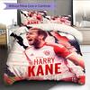 Set Copripiumino Trapuntato Harry Kane Vibes Copripiumino Federa Decorazione per la Casa Regalo di Compleanno (1 * copripiumino + 2 * federa, senza nucleo)