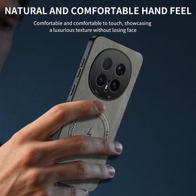 Etui dla Honor Magic 8 Pro 8lite dla Magsafe Luksusowe Magnetyczne Matowe Skórzane Pokrowiec ze Skóry Owczej dla Huawei Honor Magic8 Pro Shell