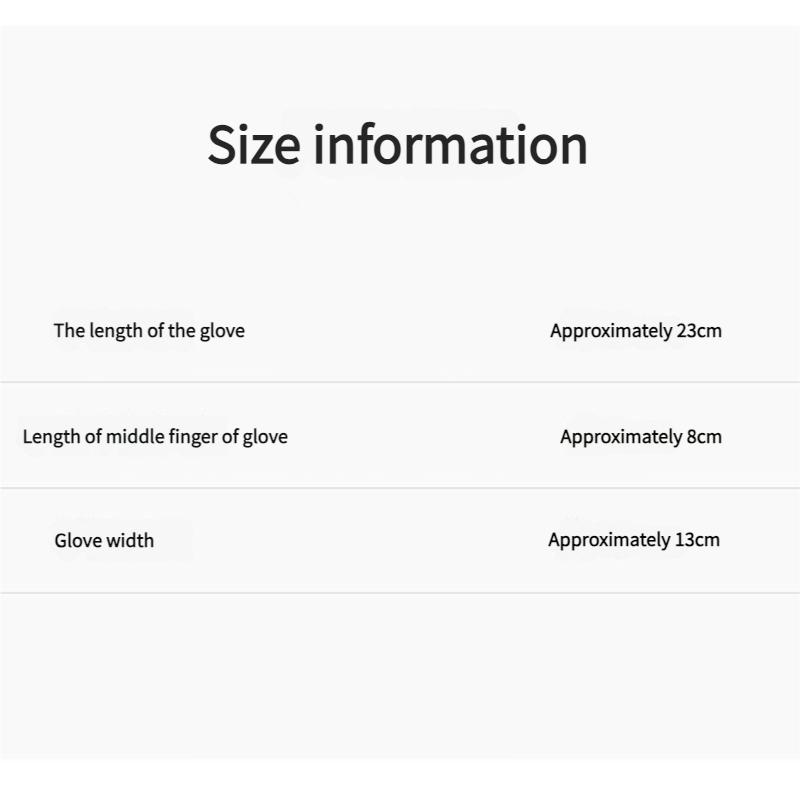 Winter Warm Gloves Double Thickness Blended Finger Gloves Neutral Cold Proof Cycling Gear For Extreme Cold Weather
