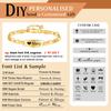 Personalized Baby Bracelet Engraved Name ID Wristband Adjustable Stainless Steel Kids Children Jewelry